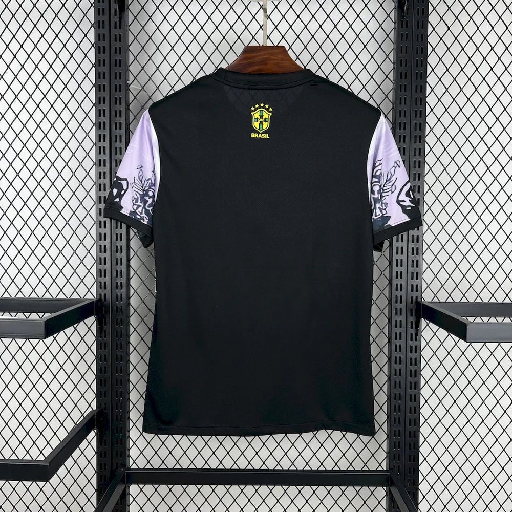 Brésil -Maillot - concept 2025-26 - Noir - blanc