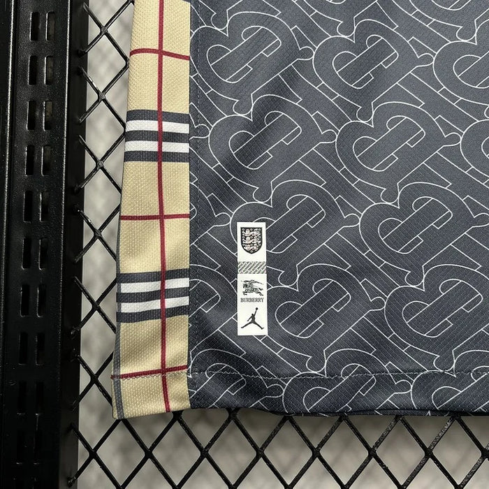 Angleterre- Maillot foot concept Burberry 2024 2025 - Gris