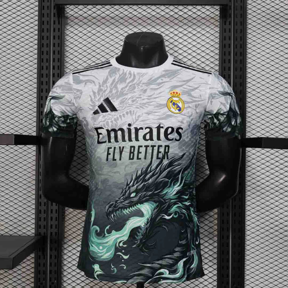 Real Madrid - Maillot concept 2025-26 - Blanc - Noir dragon