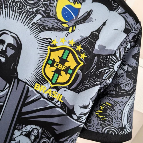 BRÉSIL - MAILLOT CONCEPT - 2024 - Noir - Gris