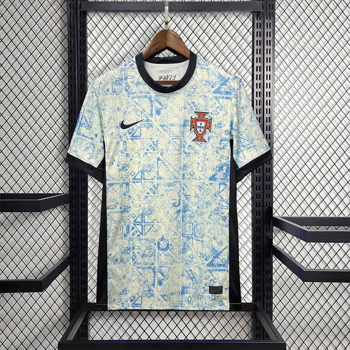 Portugal - National Team Jersey Away EURO 2024 - Blanc - Bleu