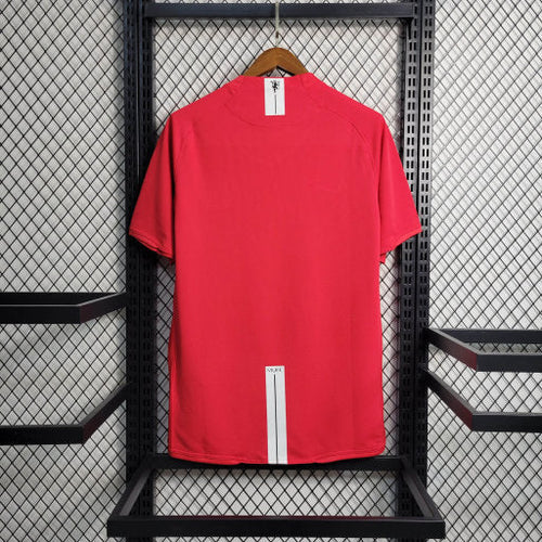 Manchester United - Maillot saison 2007-2008 domicile rétro - Rouge