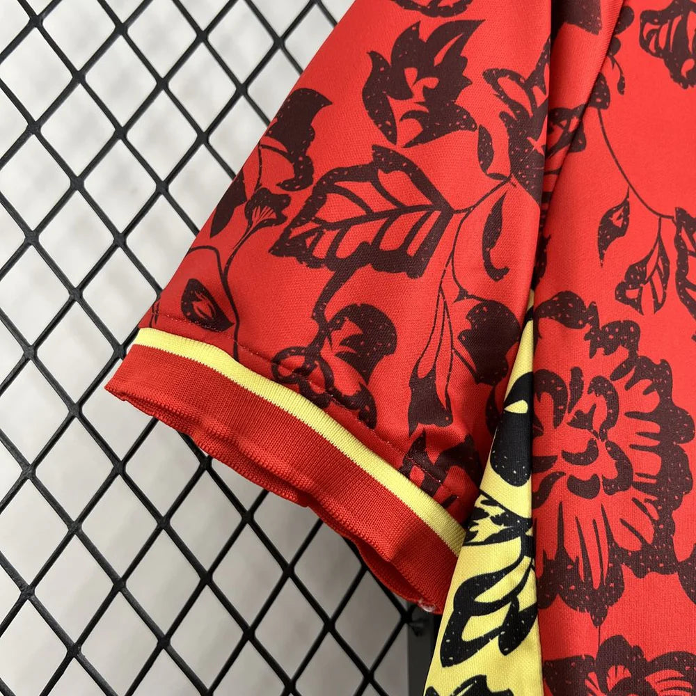 Portugal - Maillot Concept Fleurs - Rouge