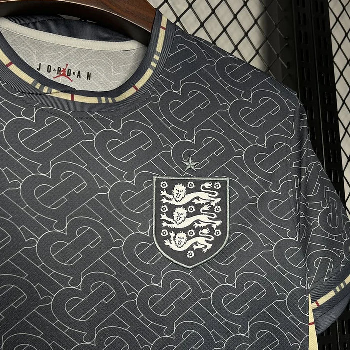 Angleterre- Maillot foot concept Burberry 2024 2025 - Gris