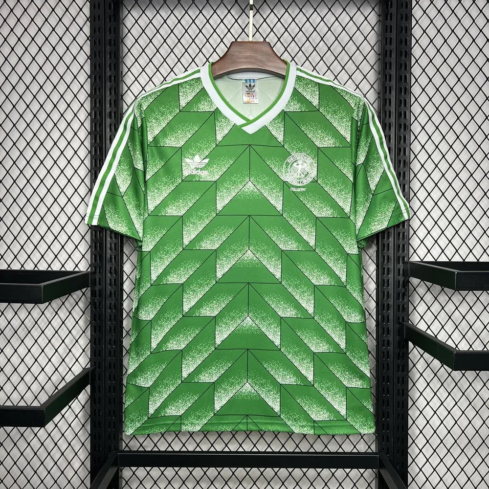 Allemagne - Maillot foot 1990 Retro - Vert