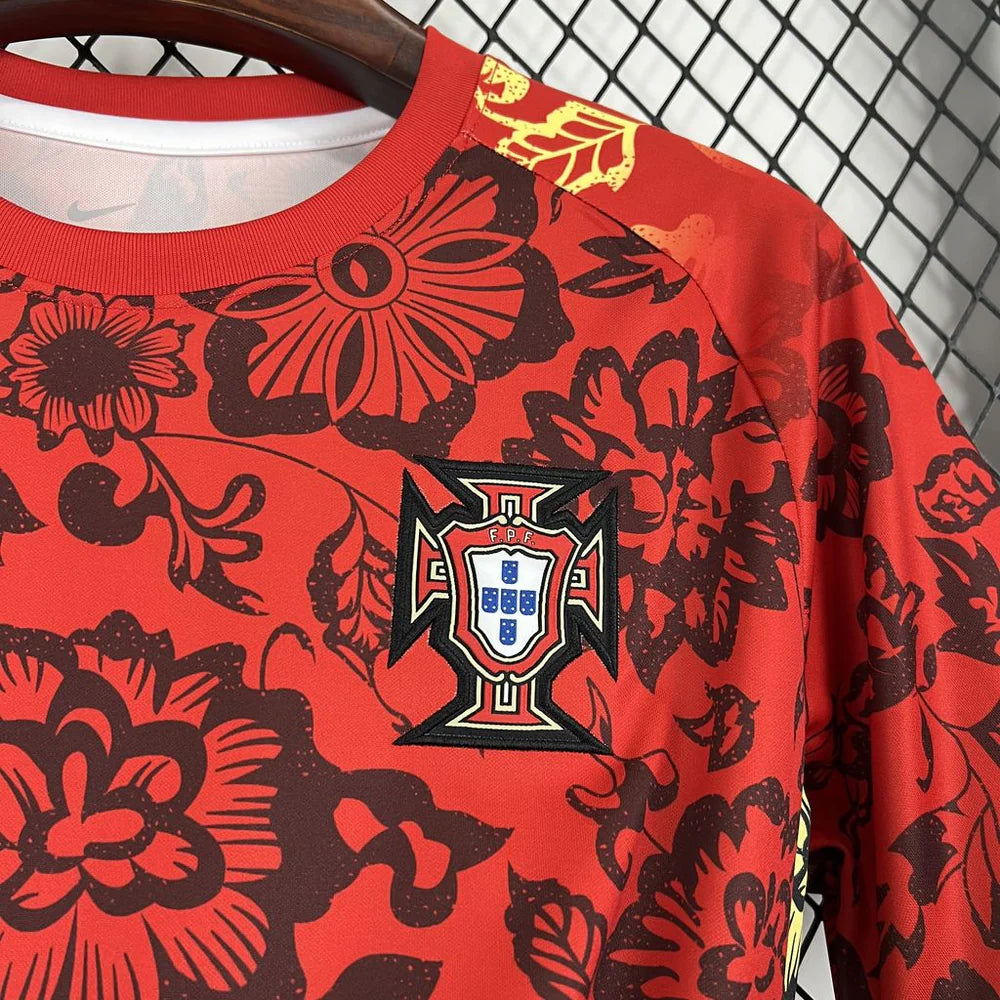 Portugal - Maillot Concept Fleurs - Rouge