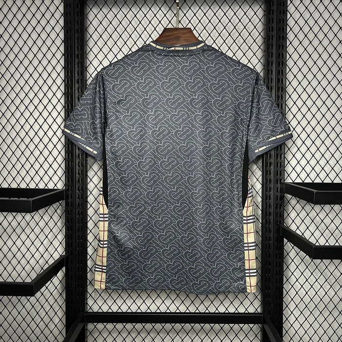 Angleterre- Maillot foot concept Burberry 2024 2025 - Gris