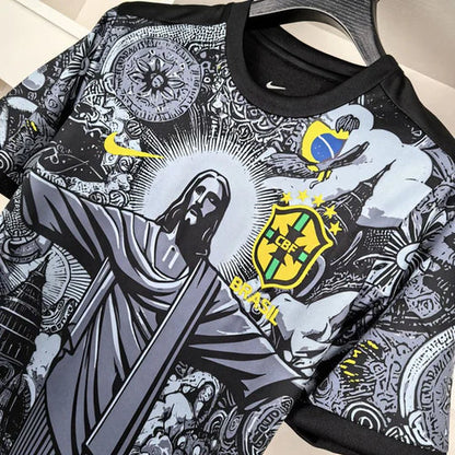 BRÉSIL - MAILLOT CONCEPT - 2024 - Noir - Gris