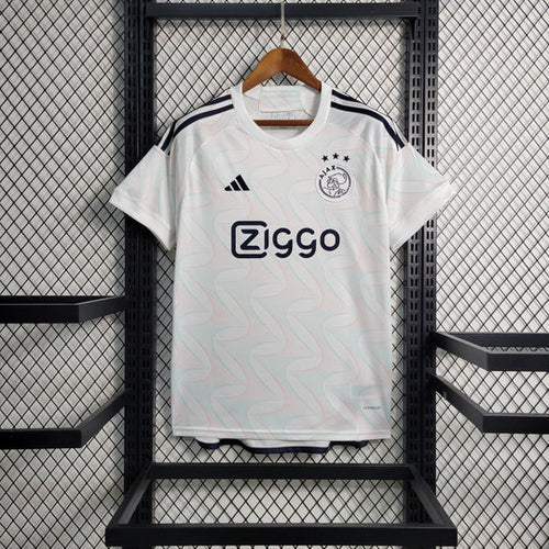 Maillot Ajax saison 2023-2024 extérieur - Blanc