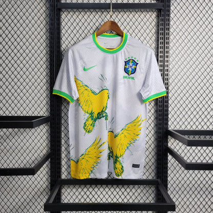 BRÉSIL - MAILLOT ÉDITION SPÉCIALE - Blanc - Oiseaux