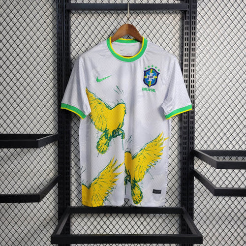 BRÉSIL - MAILLOT ÉDITION SPÉCIALE - Blanc - Oiseaux