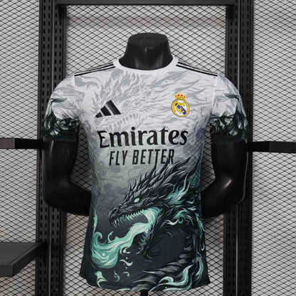 Real Madrid  - Maillot concept 2025-26 - Blanc - Noir dragon