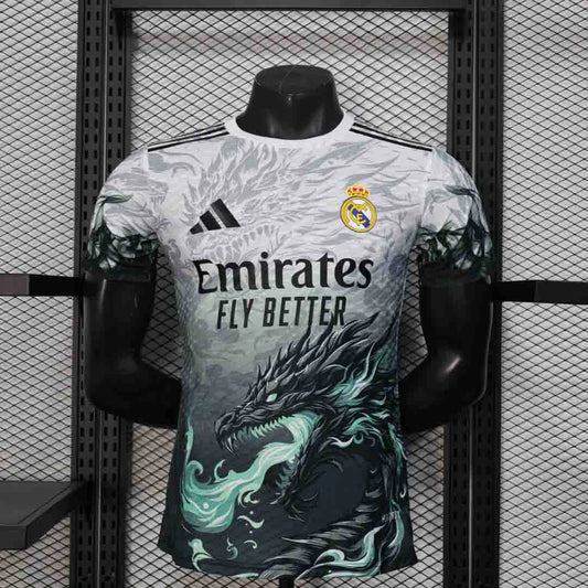 Real Madrid  - Maillot concept 2025-26 - Blanc - Noir dragon