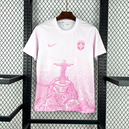 Brésil - Maillot - Concept 2025-26 - Rose - Blanc