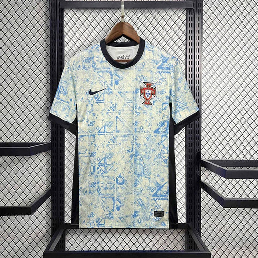 Portugal - National Team Jersey Away EURO 2024 - Blanc - Bleu