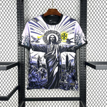 Brésil -Maillot - concept 2025-26 - Noir - blanc