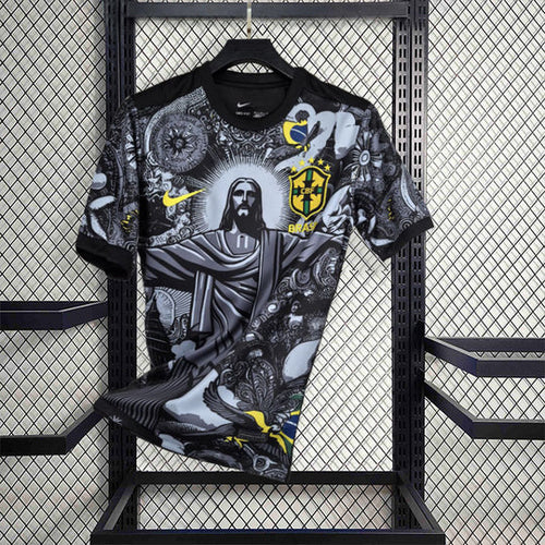 BRÉSIL - MAILLOT CONCEPT - 2024 - Noir - Gris