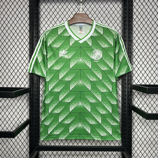 Allemagne - Maillot foot 1990 Retro - Vert