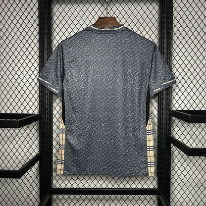 Angleterre- Maillot foot concept Burberry 2024 2025 - Gris