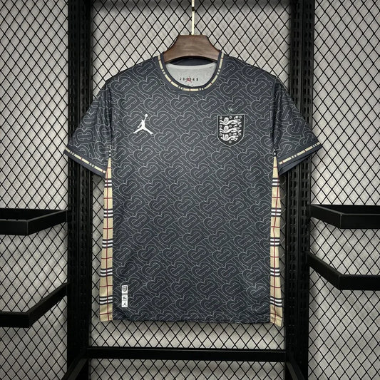Angleterre- Maillot foot concept Burberry 2024 2025 - Gris