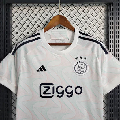 Maillot Ajax saison 2023-2024 extérieur - Blanc